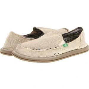Women's Shoes Sanuk DONNA HEMP Casual Sidewalk Surfers Loafers SWF1160 Natural